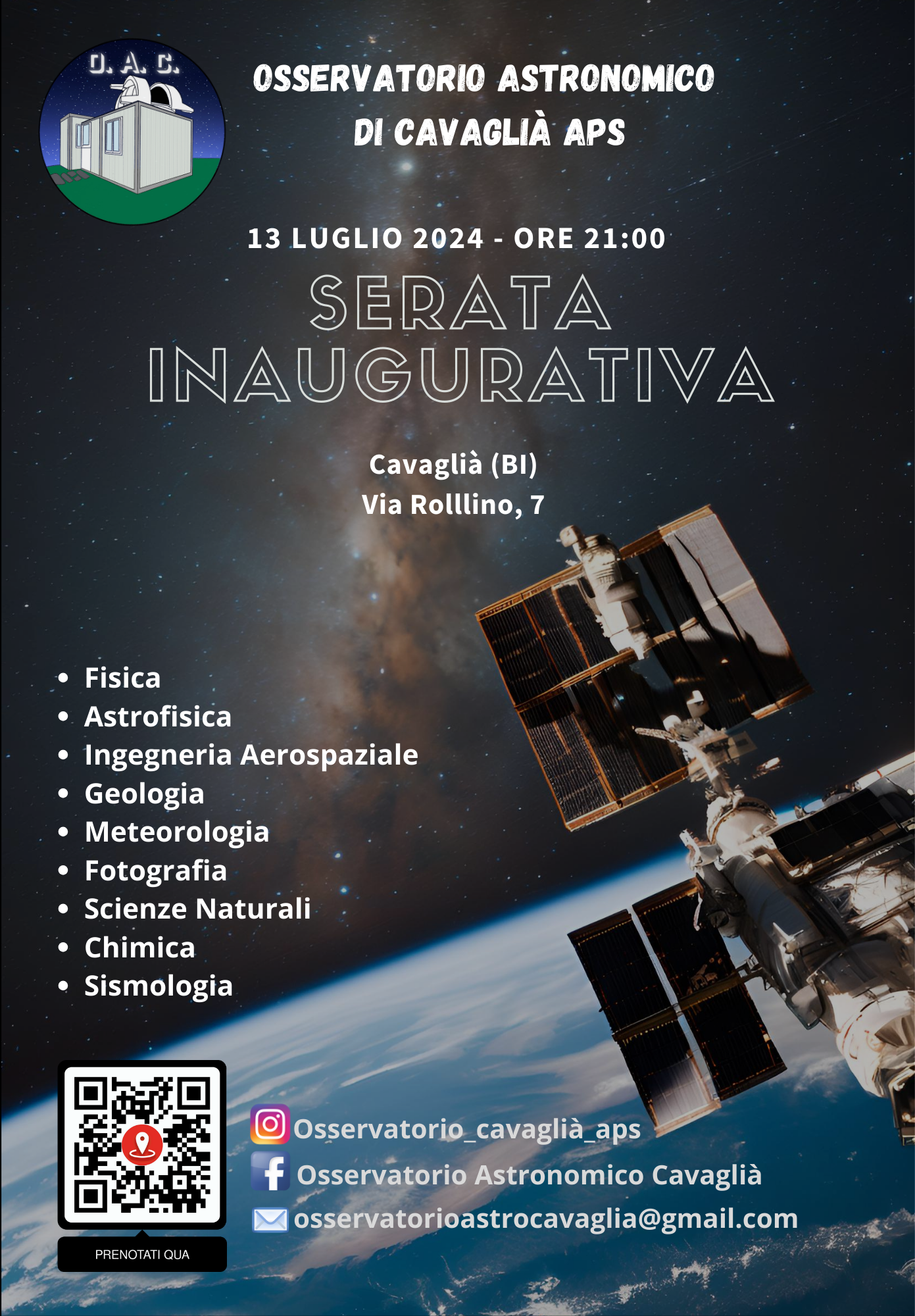 Osservatorio astronomico di cavaglià APS